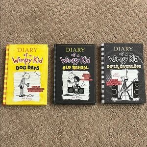 Diary of a Wimpy Kid Hardback Book Set - Set of 4 Books